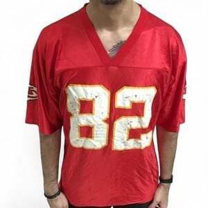 Vintage Dante Hall Kansas City Chiefs NFL Football Jersey #82 (Size Large)
